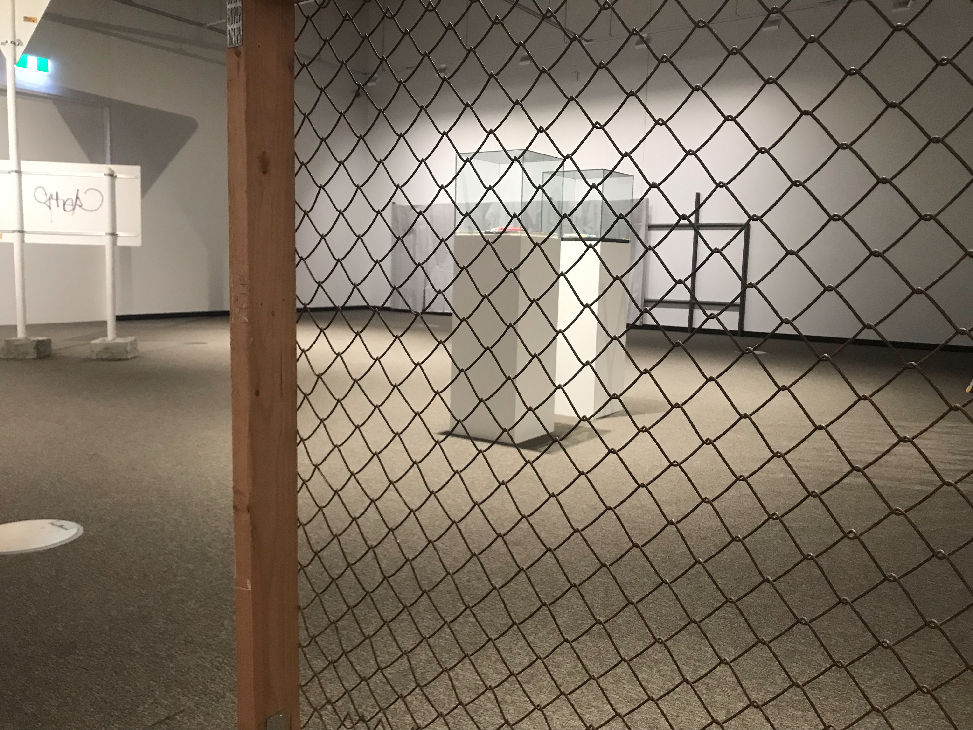 ‘The archaeology of the discarded, forgotten and thrown away installation view at The Suter Art Gallery, Nelson